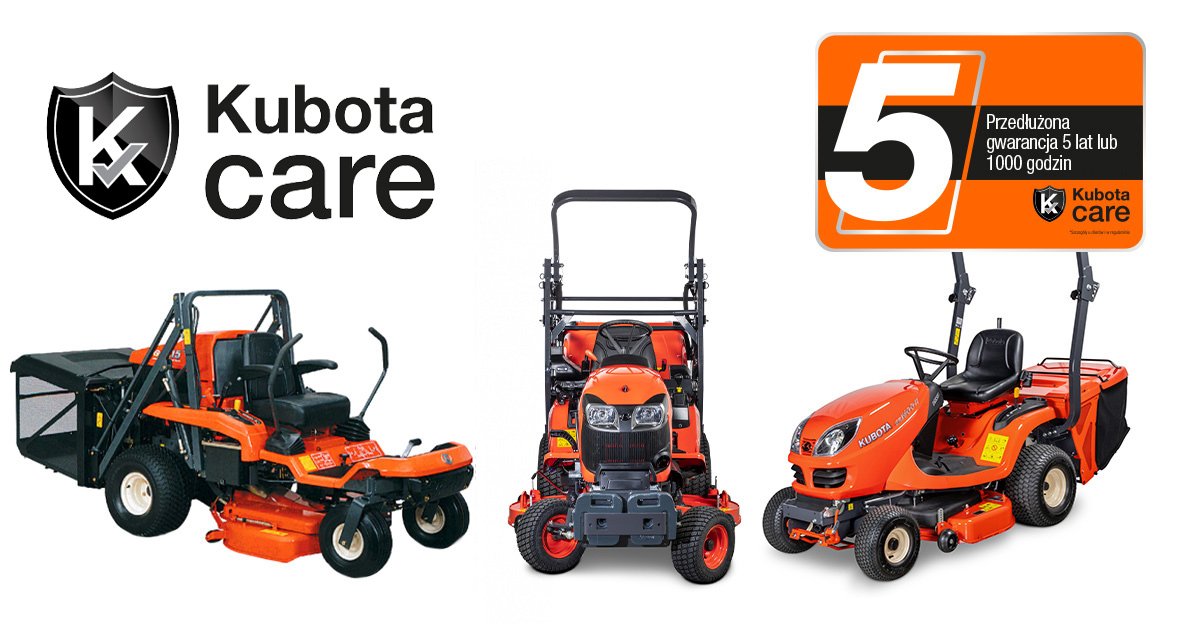Gwarancja KUBOTA Care