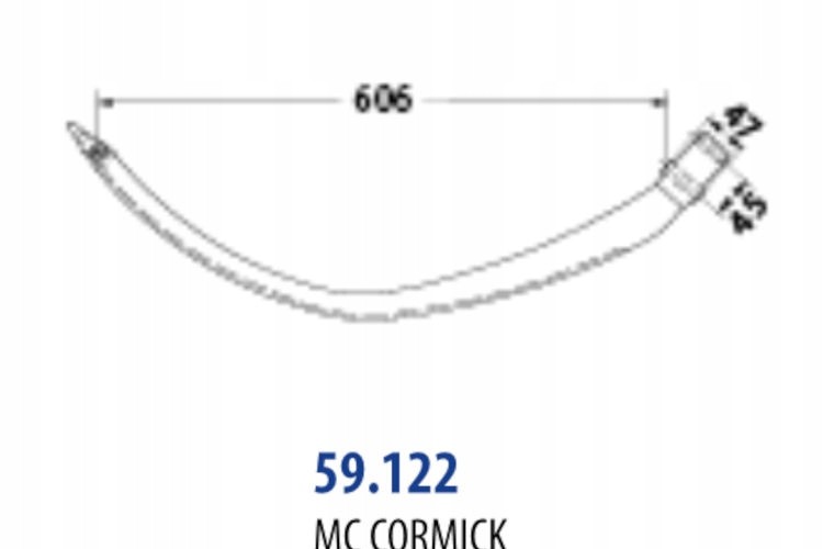 igła , iglica , metalowa do prasy mccormick ihc 31039955r1