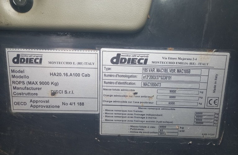 ładowarka teleskopowa dieci agri star 37.7