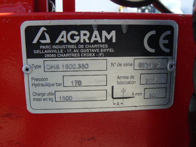 maszt podnośnikowy agram na tylni tuz