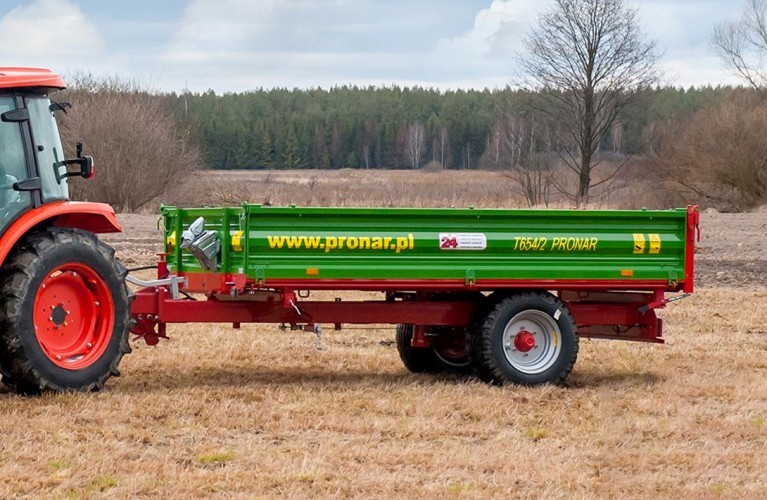 Przyczepa jednosiowa Pronar T654/2