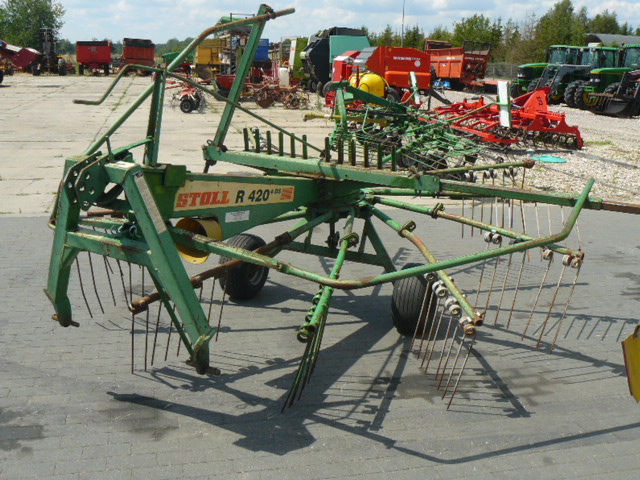 zgrabiarka do siana stoll 420