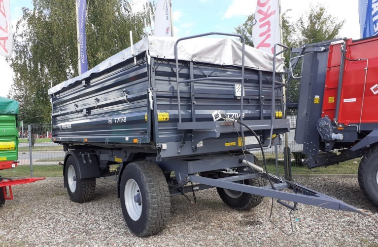 przyczepa wywrotka dwuosiowa t711/2