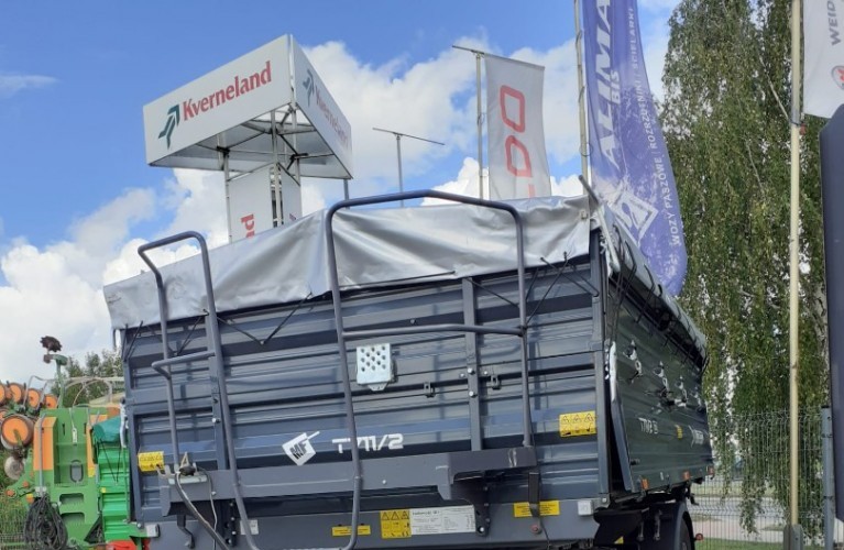 przyczepa wywrotka dwuosiowa t711/2