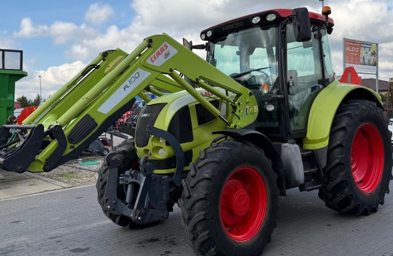 ciągnik rolniczy claas arion 510 – 115 km, z ładowaczem fl100 i bogatym wyposażeniem