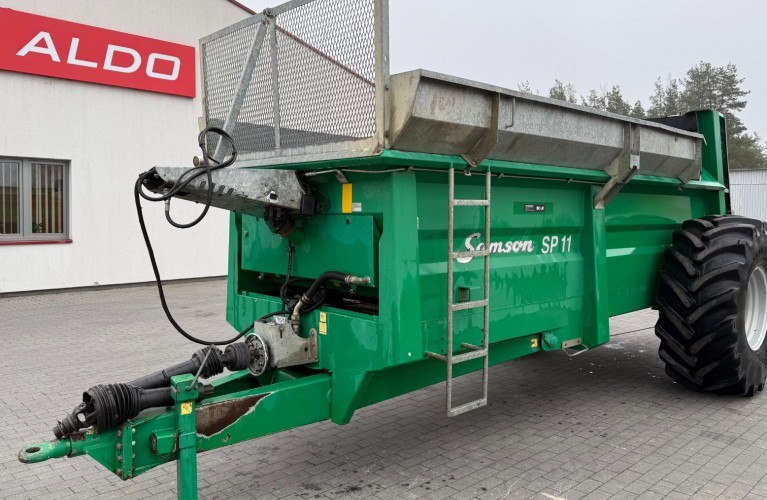 🚜 rozrzutnik obornika samson sp11 – 11 m³ | marka-pionier | gotowy do pracy! 🚜