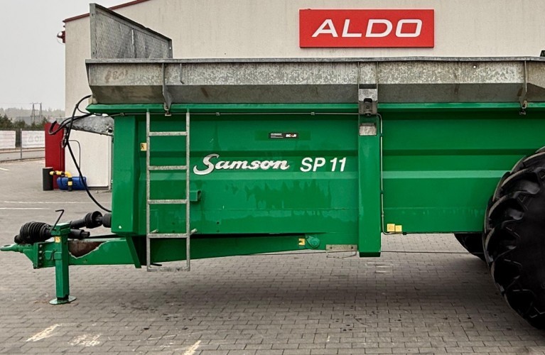 🚜 rozrzutnik obornika samson sp11 – 11 m³ | marka-pionier | gotowy do pracy! 🚜