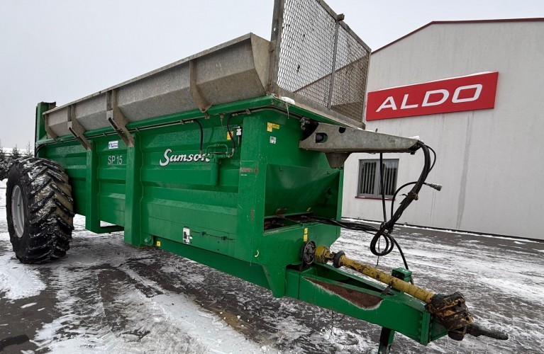 rozrzutnik obornika samson sp15 – 15 m³ | marka-pionier | gotowy do pracy!