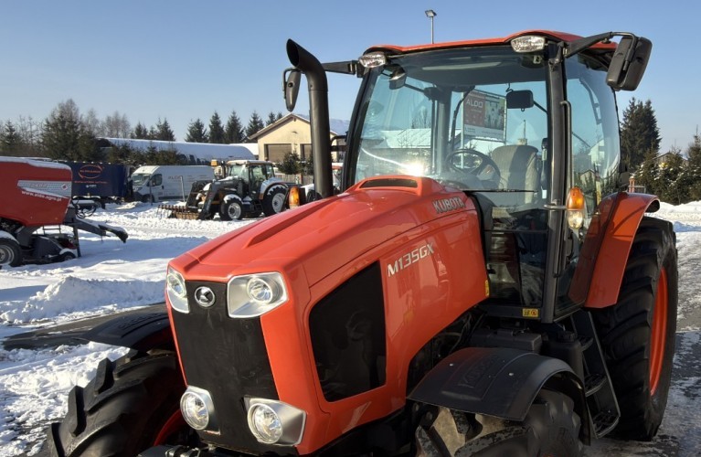 ciągnik rolniczy kubota m135gx – 135 km | miękka oś | przedni tuz | po dużym serwisie!