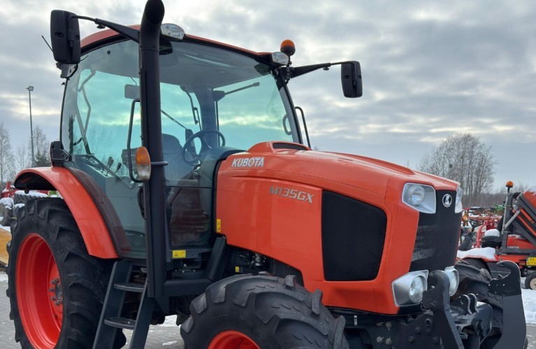 ciągnik rolniczy kubota m135gx – 2014 rok | 135 km | miękka oś | idealny do międzyrzędzi!