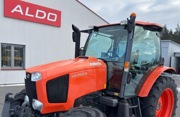 ciągnik rolniczy kubota m135gx – 2014 rok | 135 km | miękka oś | idealny do międzyrzędzi!