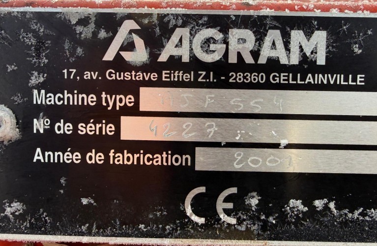 przetrząsacz agram jet fan 554 – 5,4 m | 4 wirniki | bardzo dobry stan