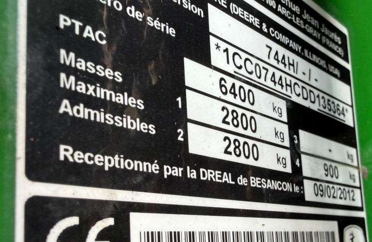 praso-owijarka john deere 744 premium – 2013 rok | 13 000 bel | gotowa do pracy