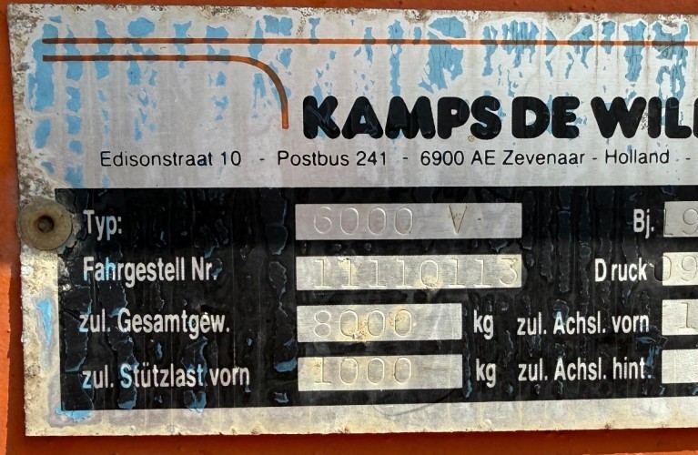 beczka asenizacyjna kaweco 8000l – 1991 | gotowa do pracy