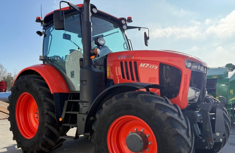 ciągnik rolniczy kubota m7-173 – 2021 rok | 170 km | 3050 h | po dużym serwisie