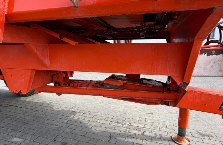 rozrzutnik obornika / przyczepa objętościowa brochard – 8 ton | 2001 rok | tandem