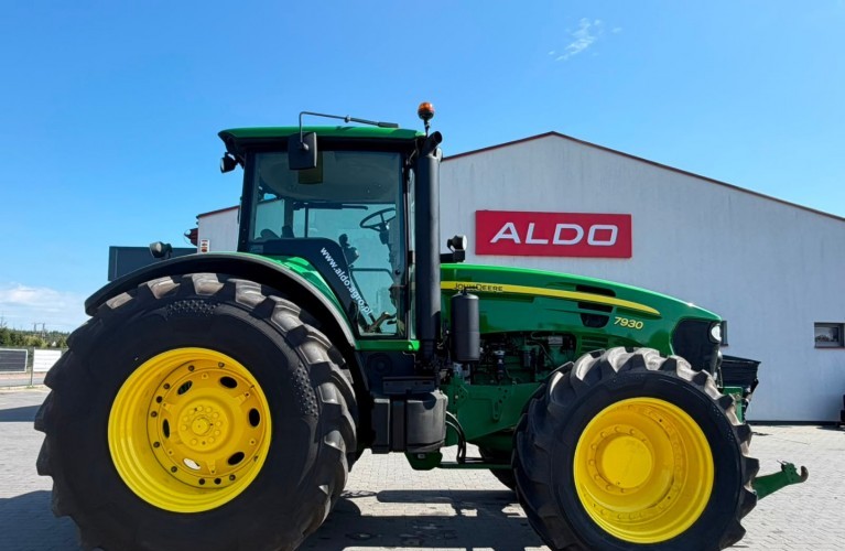 john deere 7930 – 230 km | 2008 r. | przedni tuz + wom | nowe opony