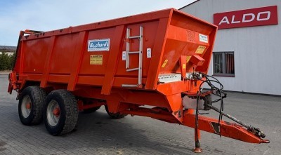 Rozrzutnik obornika / przyczepa objętościowa Brochard – 8 ton | 2001 rok | tandem
